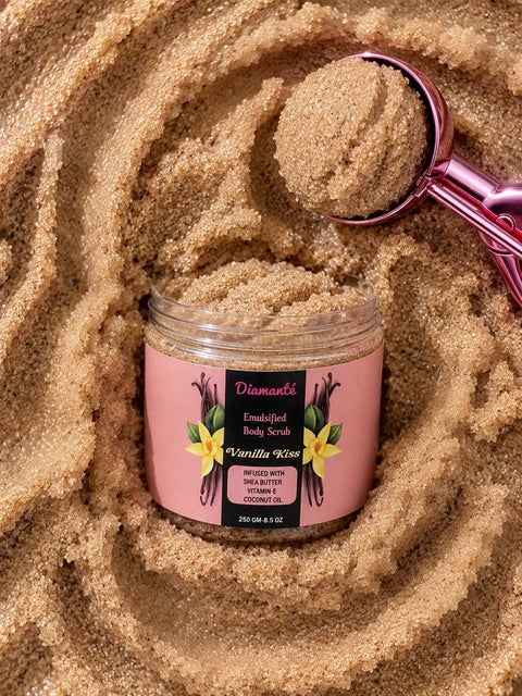 Diamanté Vanilla Kiss Emulsified Body Scrub