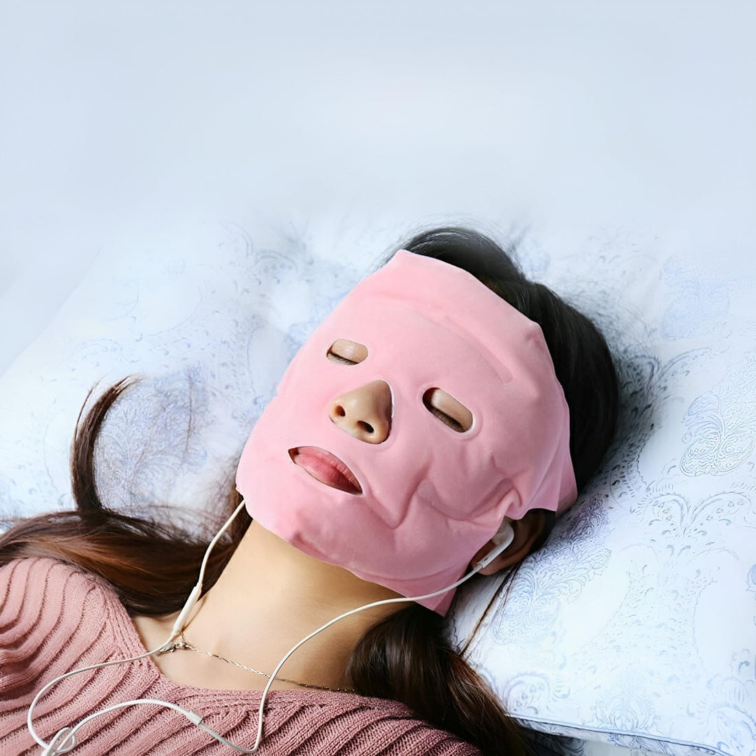 Magnetite Face Gel Mask with Tourmaline, Reusable Beauty Mask for Migraine Relief, Puffy Eyes, Dry Eye Syndrome, Headache Relief - Eco-Friendly Skin Care Choice (1 Mask)