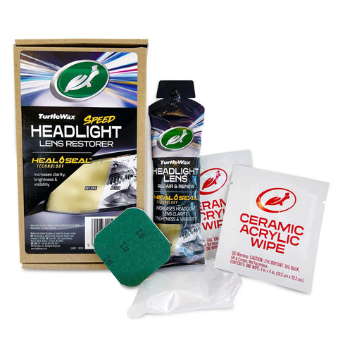 Turtlewax headlightl lens restorer kit