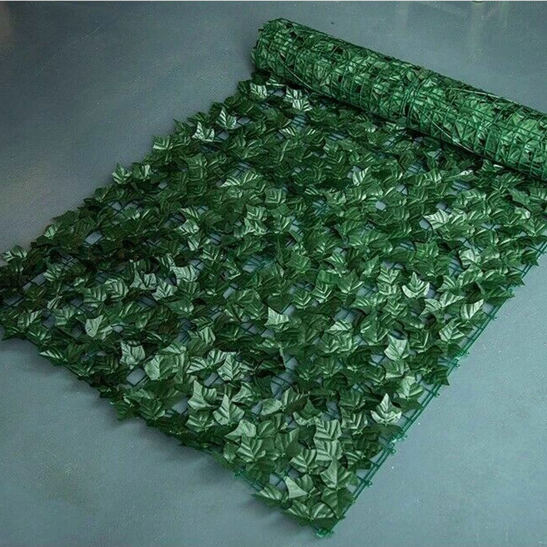 Snewvie Artificial Ivy Leaf Screening Roll 0.5m x 1m Privacy Hedging Wall Landscaping Garden Fence, Green Plastic Leaf Fence Panels UV Fade Protected,Sweet potato leaf