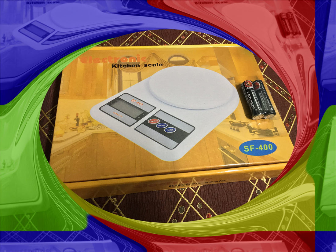Digital kitchen scales 10 kg payload and the sensitivity of 1 gram