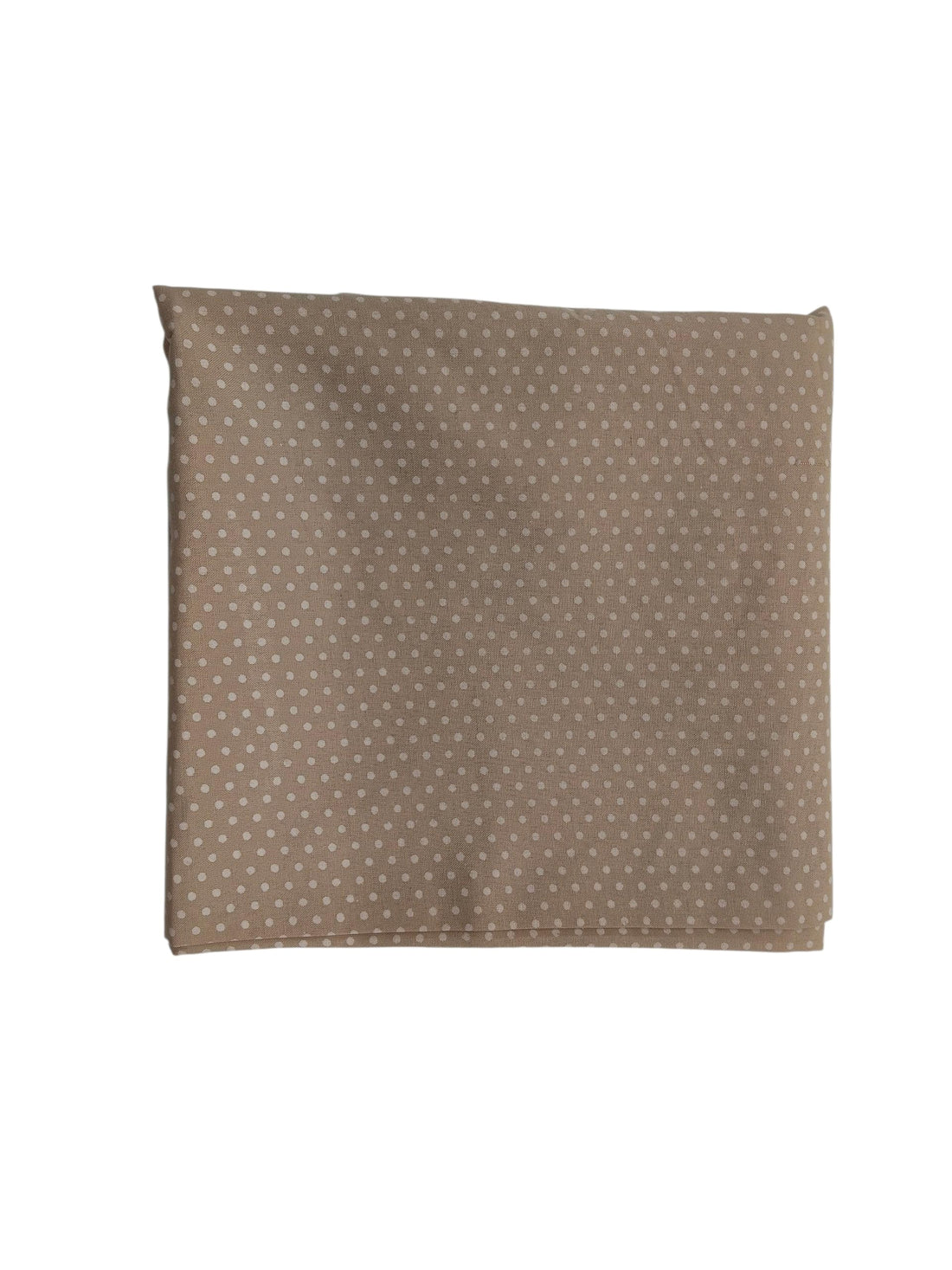 Diva Polka Dot Cotton Pillowcase, 160x45 cm - Coffee