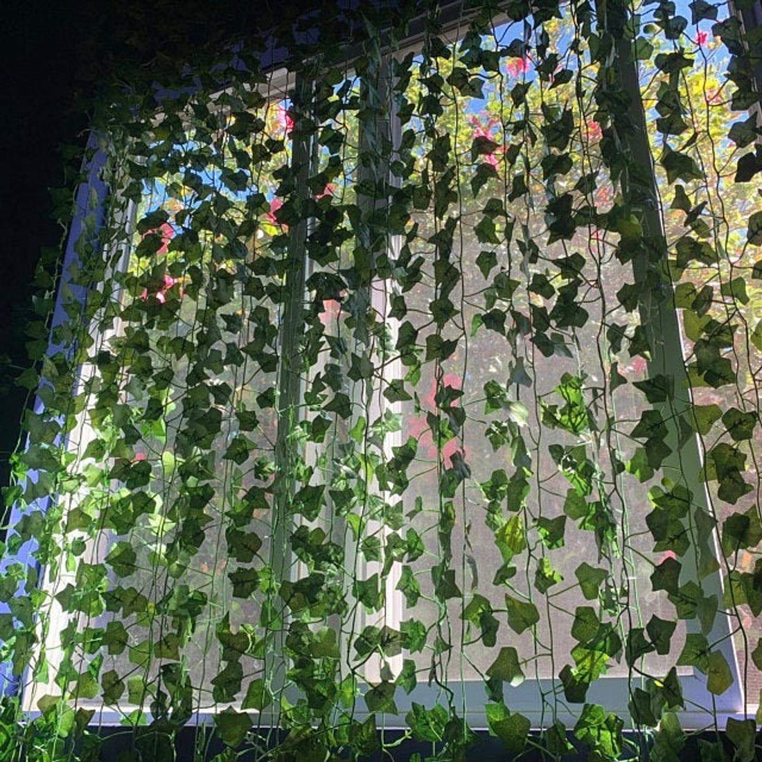 SO CAL PRO Artificial Ivy Greenery Vines for Room Decor - Eucalyptus Garland Faux Leaves Wedding Decor (6 Strands)