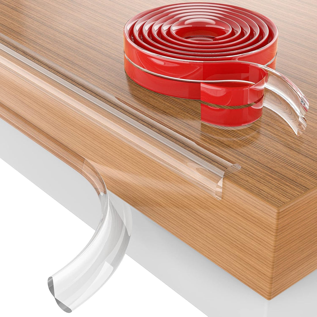 Circle M 16.5ft Clear Silicone Edge & Corner Guard Strip: 3M Tape Baby & Pet Proof Safety Cushion