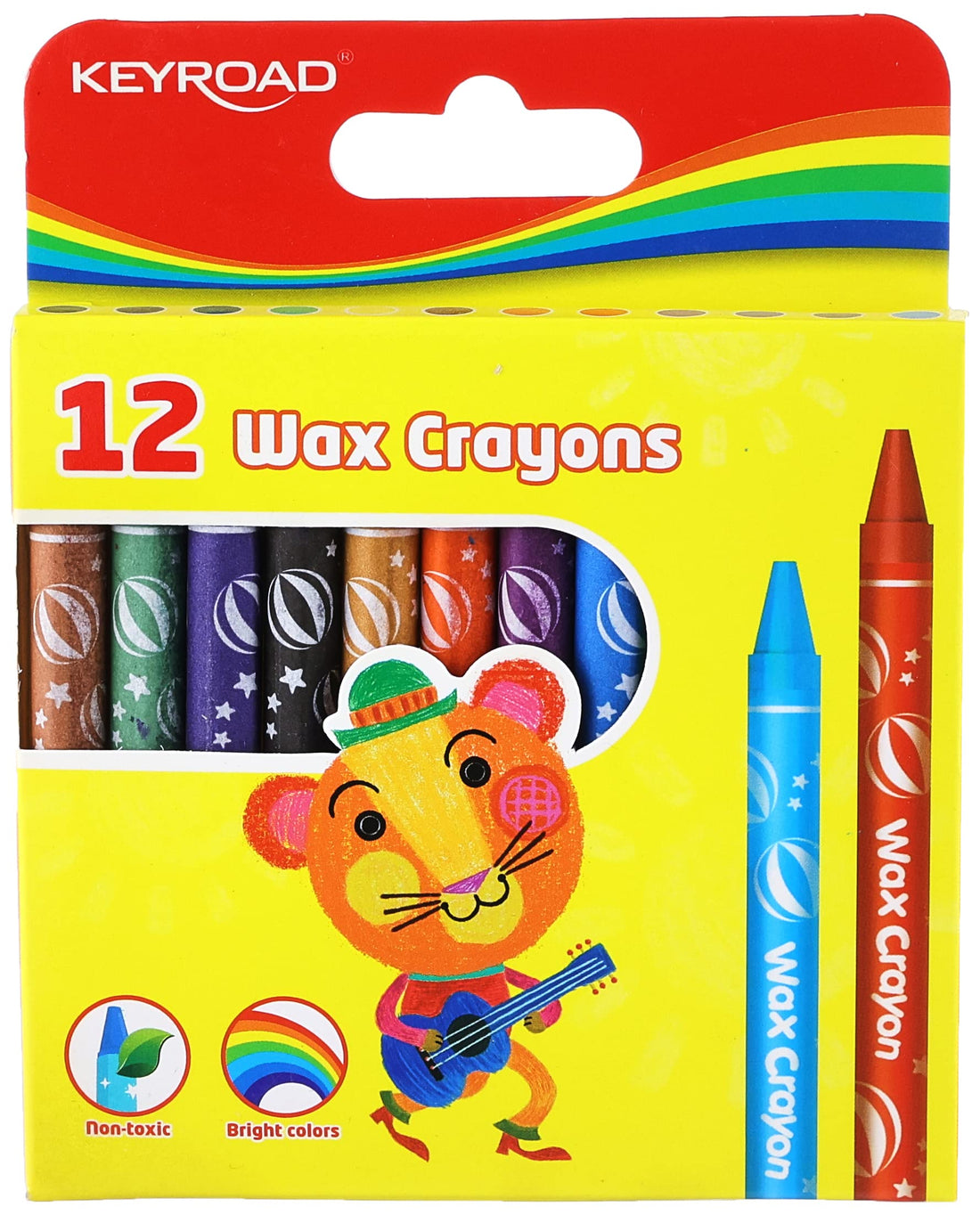 Keyroad crayon,8mm,12 pcs kr971303(1 piece)