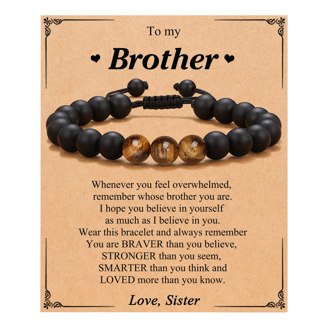 D Dongjiangjin Gift To My Man Bracelet s for Boyfriend Husband Dad Son Uncle Grandpa Brother Fiance Anniversary Birthday Christmas Father's Day for Men Boys Him, Stainless Steel, No Gemstone