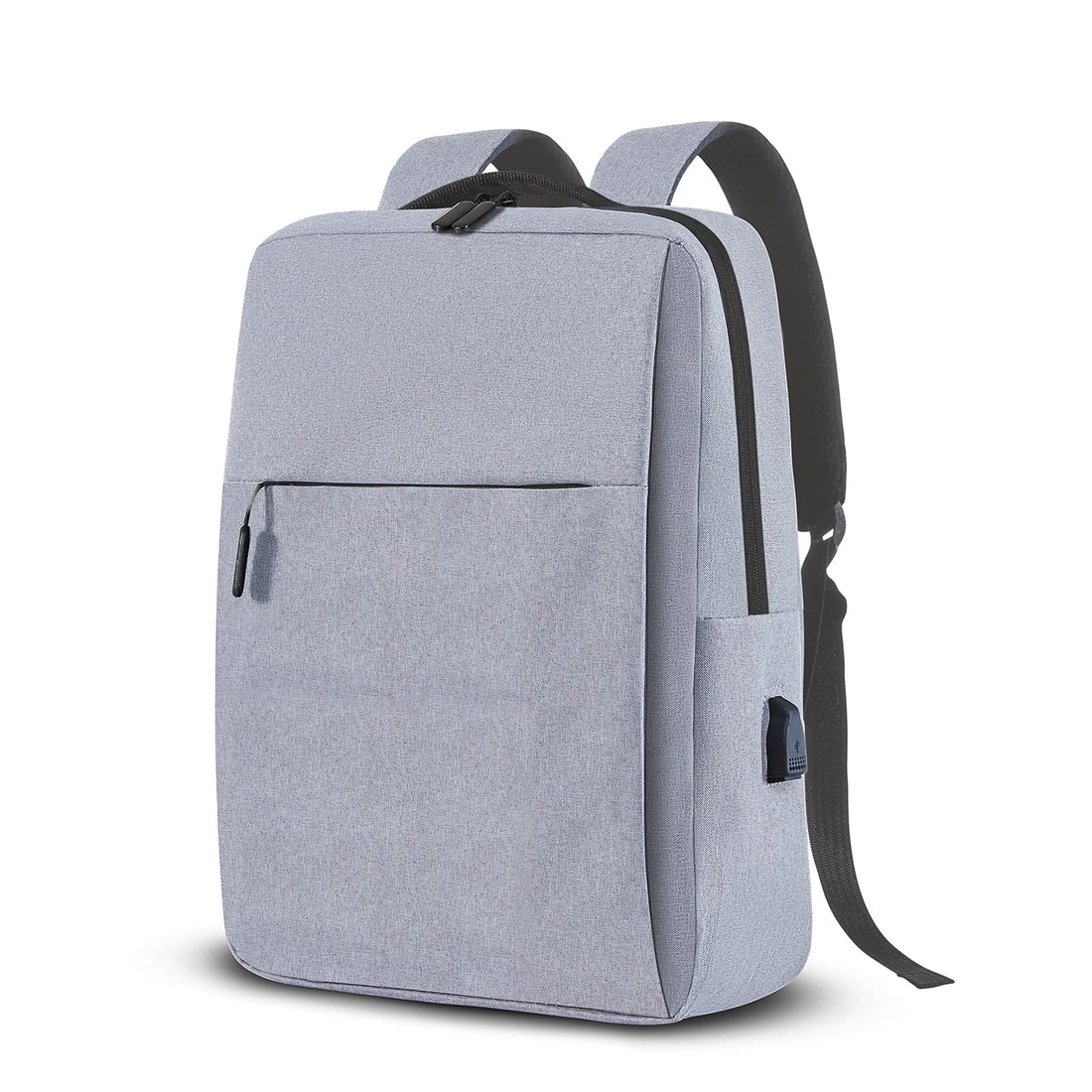 Travel Notebook Backpack Casual Business Notebook Backpack School Boys and Girls Notebook Bag Gift 15.6 inches, Light Grey, One Size, Fashion