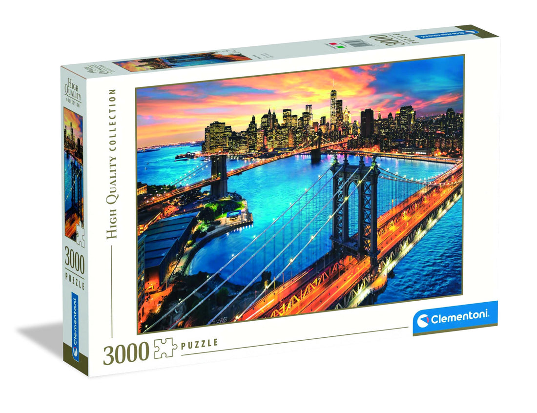 Clementoni Puzzle New York 3000 Pieces, Multicolor, 33546, 6800000267