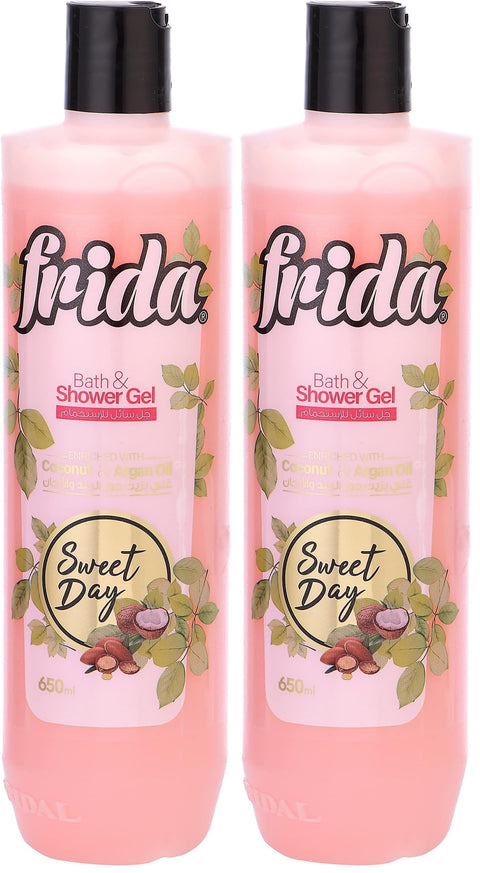 Frida Sweet Day Bath and Shower Gel - 650 ml (Pack of 2)