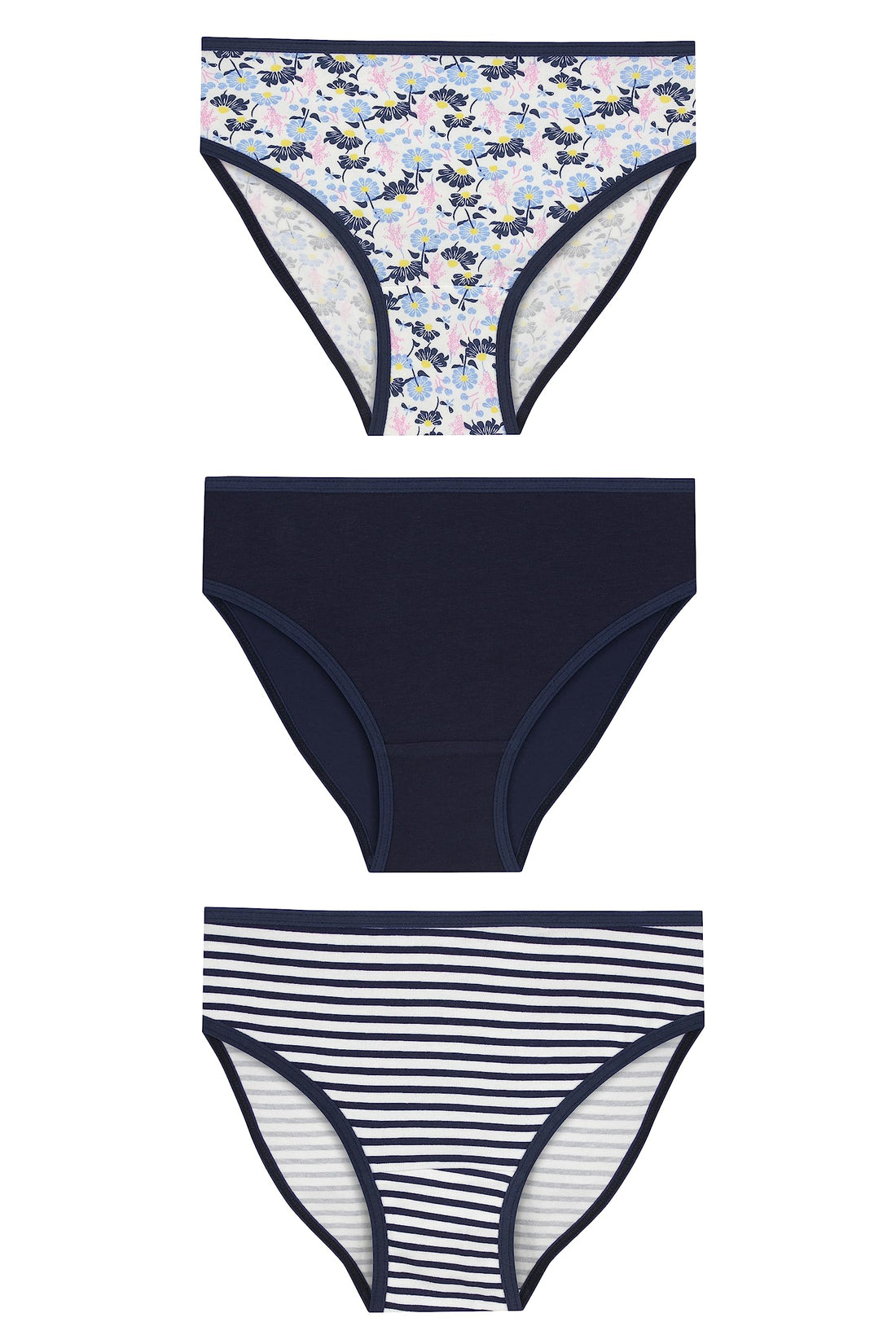 Womens Women's Bikini cut underwear Bikini Style Underwear (pack of 3)