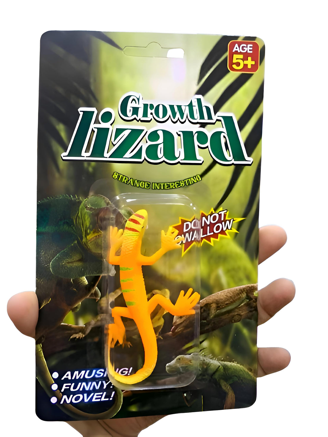 3D Growing Lizard - Amazing Water-Activated Expandable Creature That Grows Over 10 Inches, Perfect Easter Filler, Party Gift, Classroom Prize (Model -3)