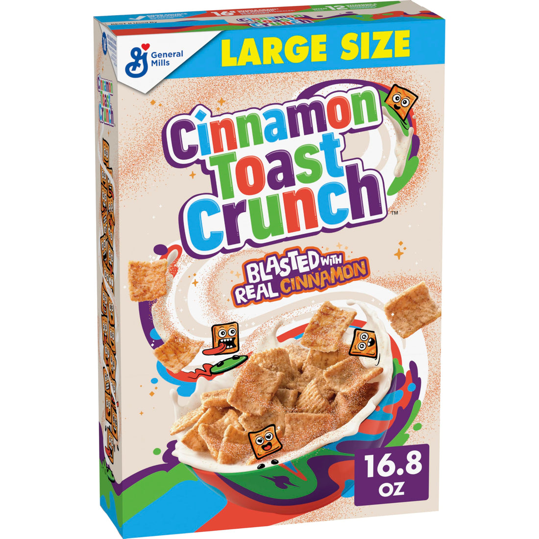 General Mills Cinnamon Toast Crunch Cereal Ls, 16.8 oz.