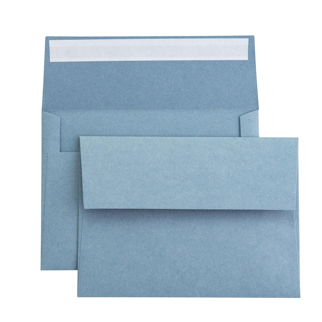 PONATIA 50 Pieces 5x7 Envelopes, A7 Envelopes Self Seal for Weddings, Invitation Cards, Photos, Postcards, Greeting Cards Mailing, Baby Shower, Graduation, Christmas Gift Cards (Dusty Blue)