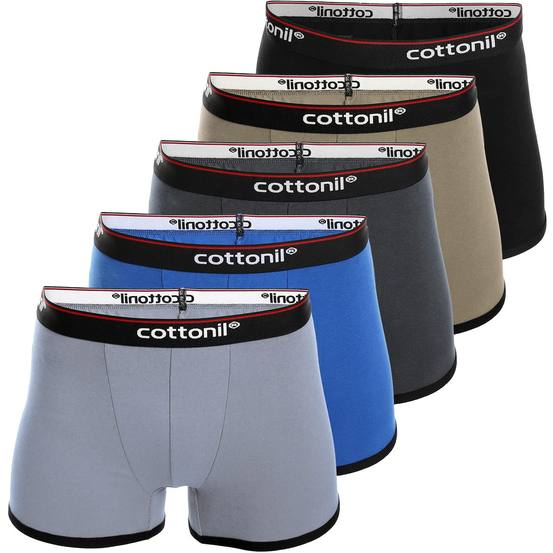 Everyday Boxer For Men Mulit Color- 5 PCS