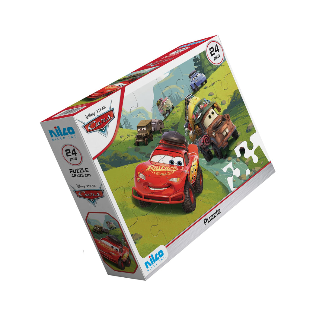 Nilco Disney Pixar Cars Puzzle 24-Pieces, 48 cm x 33 cm Size
