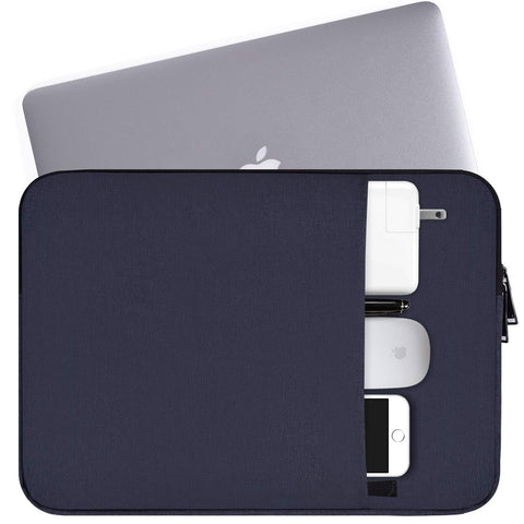 15.6 Inch Laptop Sleeve Case Waterproof Notebook Bag Compatible with Acer Aspire E 15,Acer Predator Helios 300,ASUS VivoBook F510UA 15.6", HP Toshiba Acer Asus LG MSI and Most 15.6" Notebook,Navy Blue