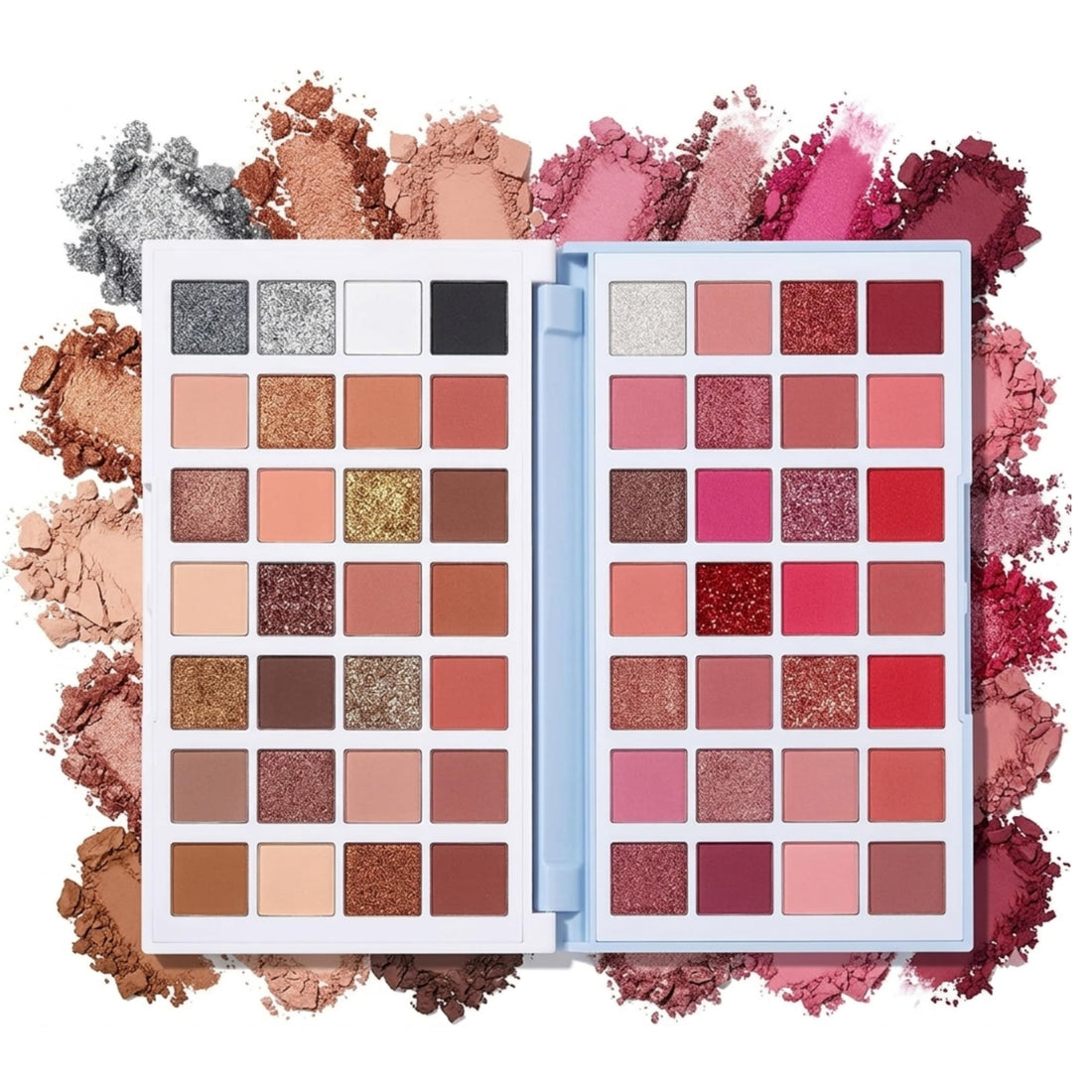 56 Color Eyeshadow Makeup Palette, Natural Nude Matte Shimmer Glitter Pigment Eye Shadow Palette Set, Vegan & Cruelty-free (56 COLOR)