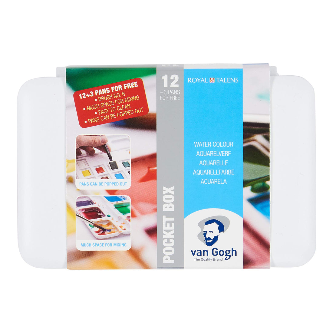 Talens van gogh watercolour pocket box