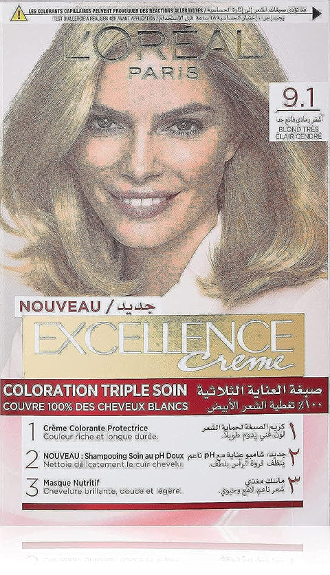 L’Oréal Paris L'Oréal Paris Excellence Creme - 9.1 Very Light Ash Blonde