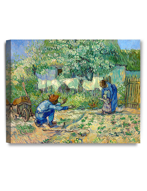 DECORARTS - First Steps, after Millet. Vincent Van Gogh Reproductions. Giclee Print for Wall Decor. 16x20