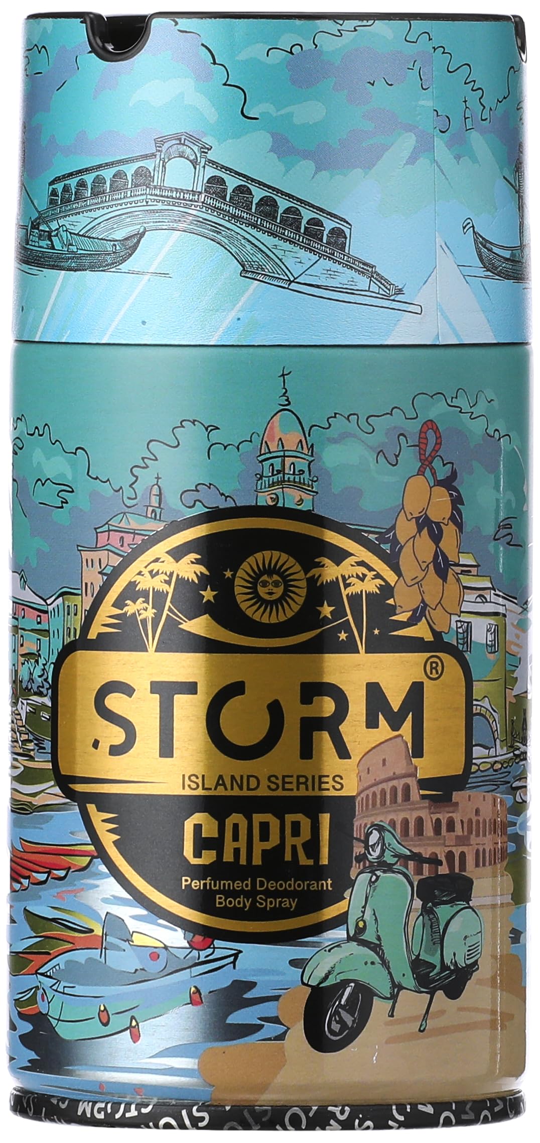 ‎Storm Island Caprl Perfumed Deodorant Body Spray for Men 250 ml
