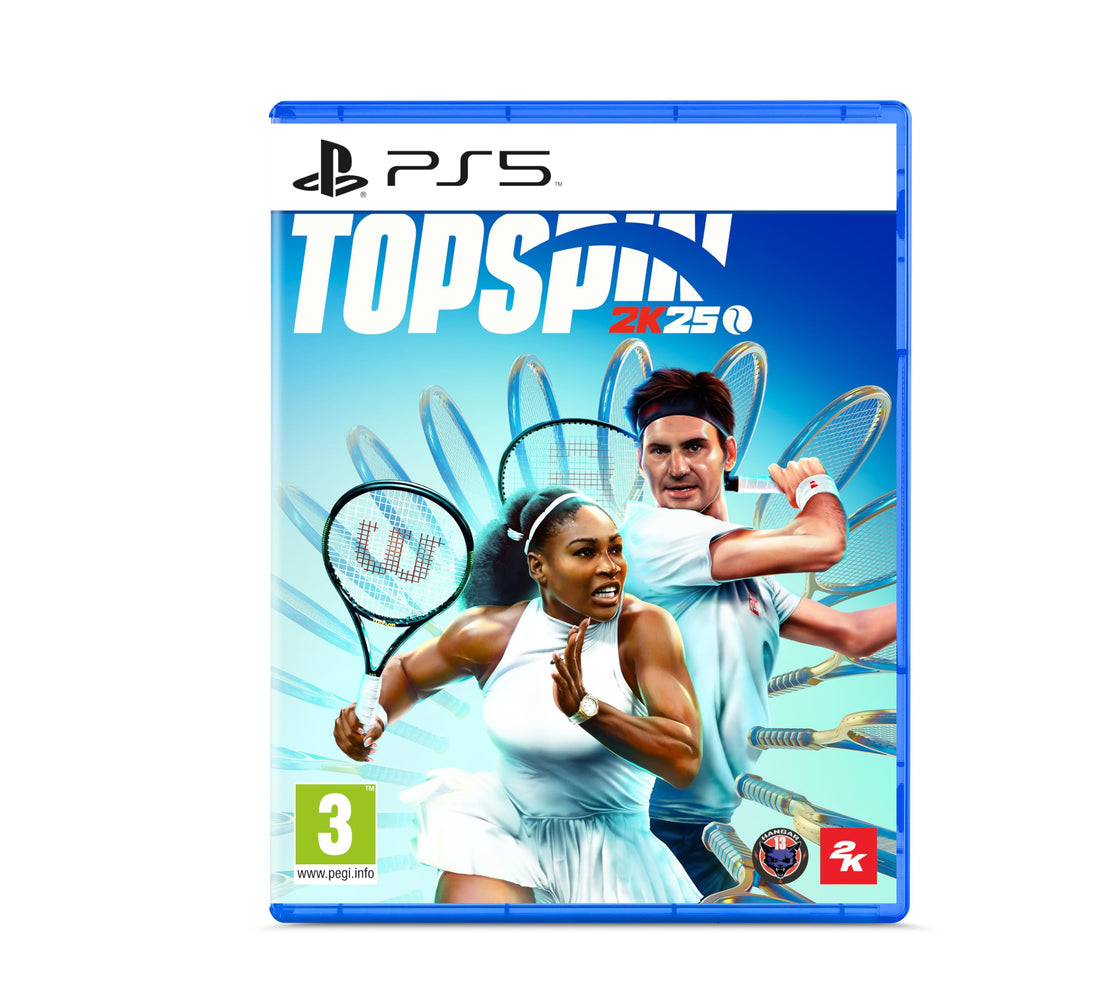 TopSpin 2K25 PS5 + Amazon Exclusive Sky Blue Wristband DLC