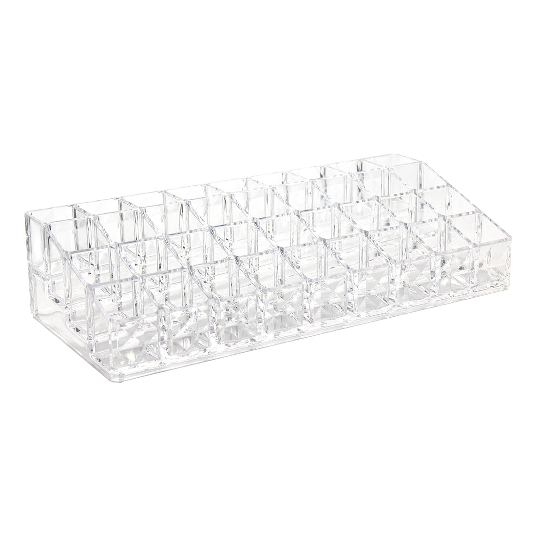 Lipstick Holder, OFRANK 36 Spaces Clear Acrylic Lipstick Organizer Display Stand Cosmetic Makeup Organizer for Lipstick, Brushes, Bottles, and more