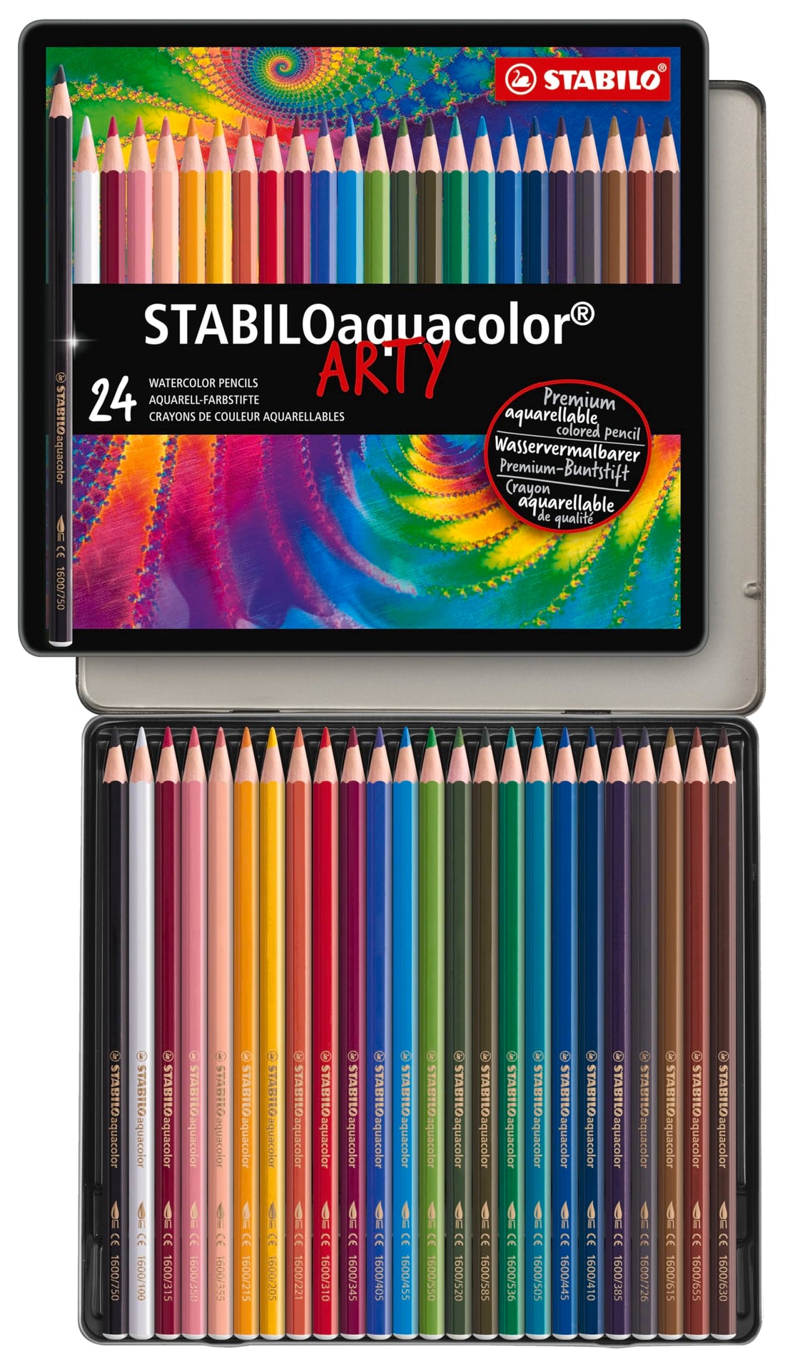 Stabiloaquacolor coloured pencil box - 24