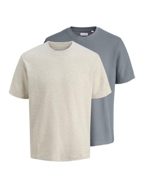 JACK & JONES Mens JJEAUSTIN TEE SS 2PK MP Classic (pack of 1)