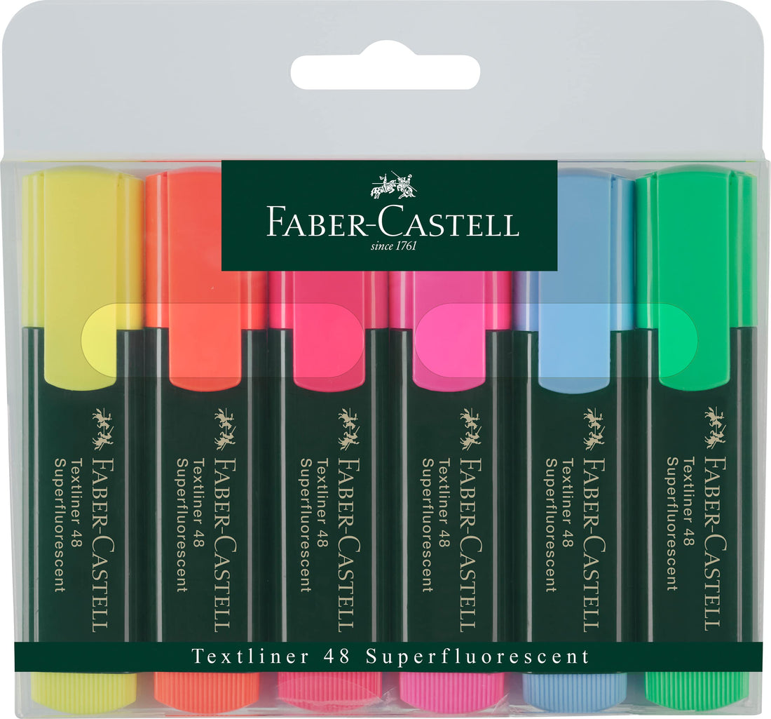 Faber-Castell 48 Textliner (Wallet of 6)