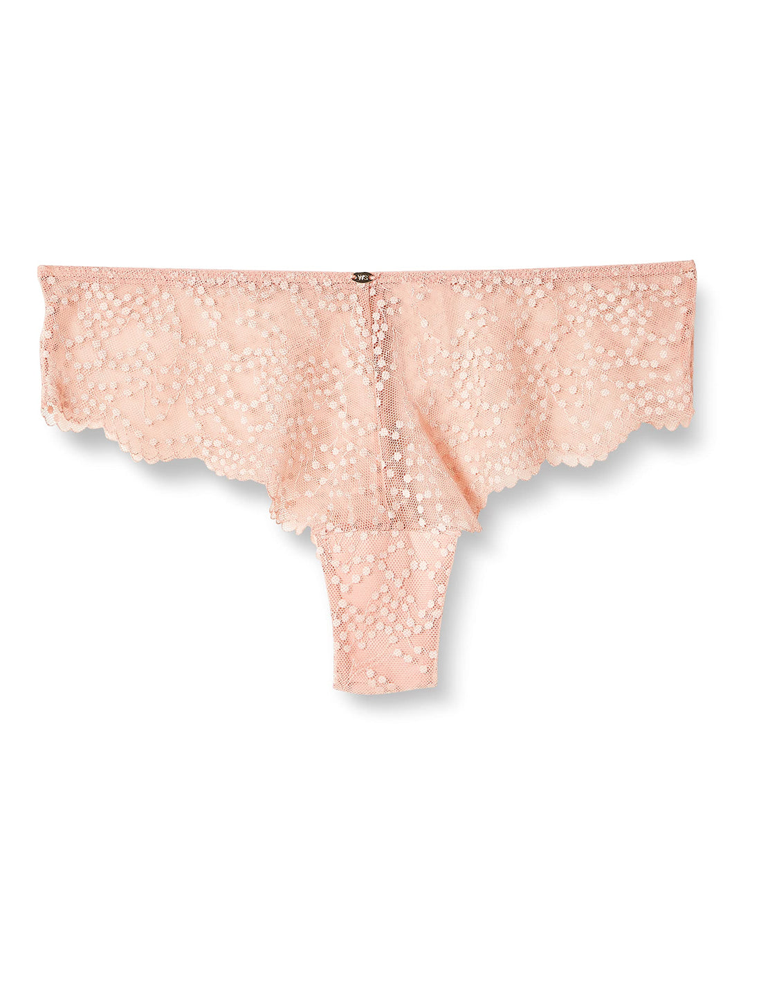 Women's Secret Womens Brazilian Lace Panties Underwear, Orange, L