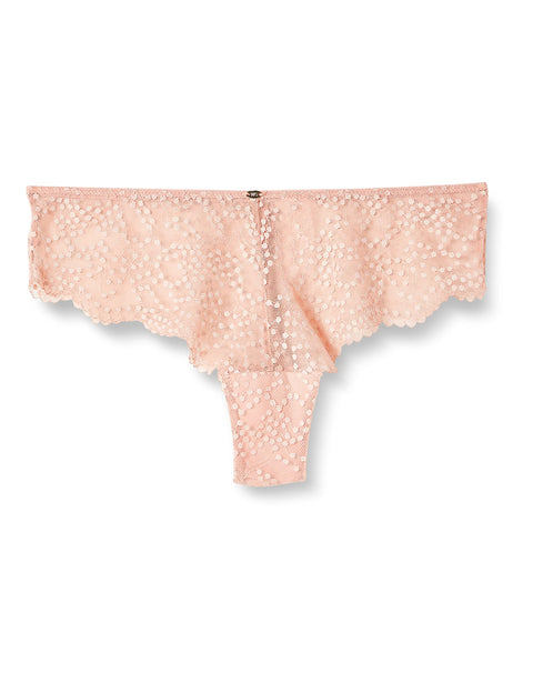 Women's Secret Womens Brazilian Lace Panties Underwear, Orange, L