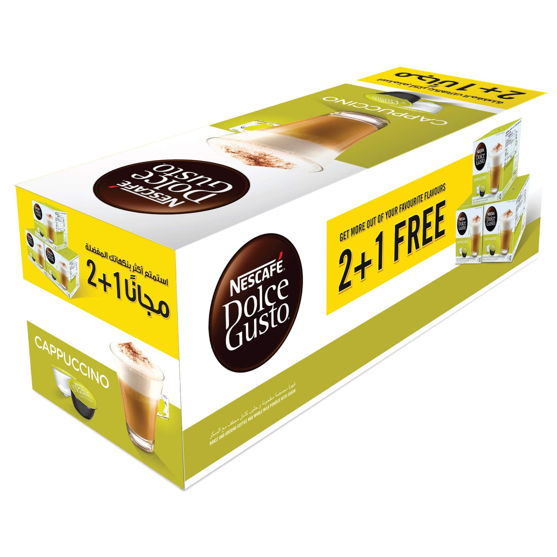 NESCAFÉ DOLCE GUSTO Cappuccino Capsules 186.4g (Pack of 3)