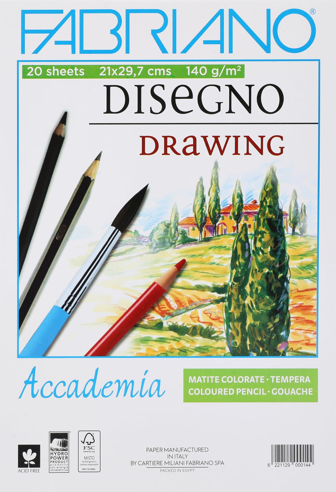 Fabriano Sketch Book, 20 Sheet - White