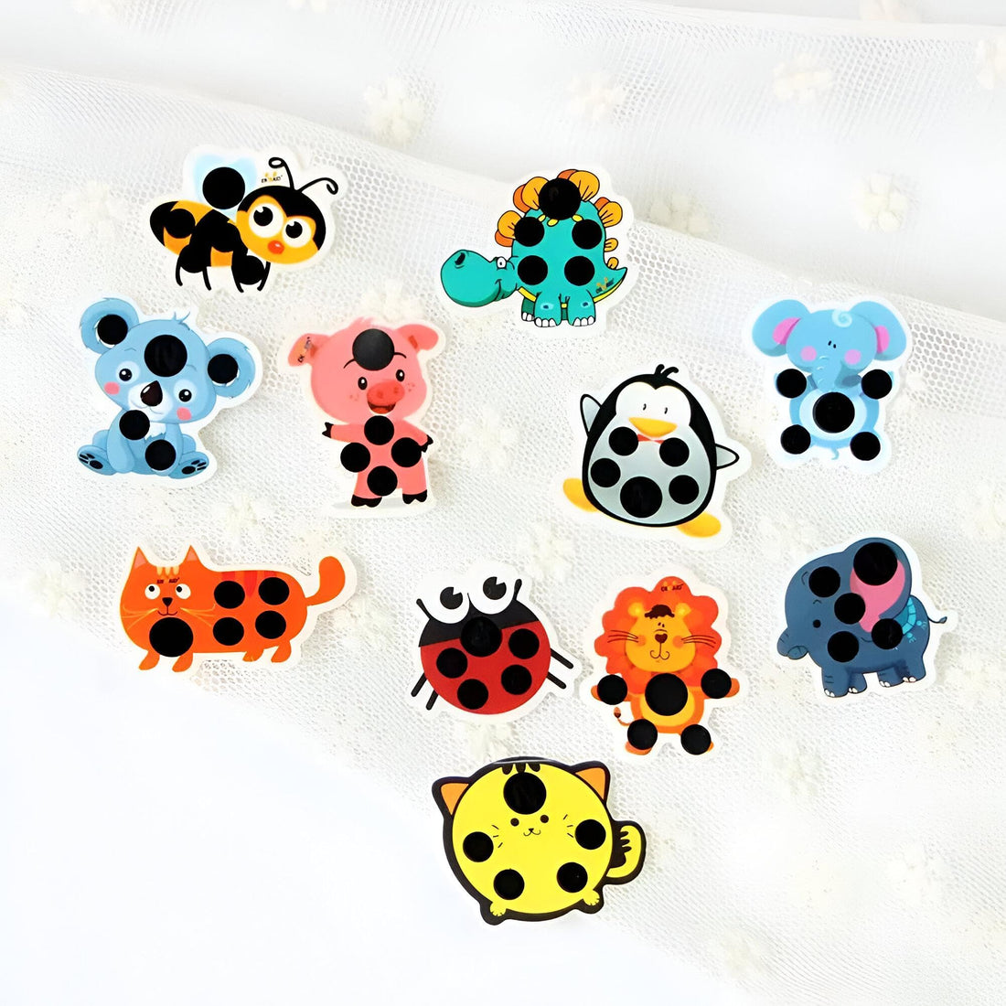 Thermometer Adhesive - Enjoy the convenience of instant temperature readings using these fun cartoon style forehead thermometer strips, designed for babies and babies multi-shapes (15)