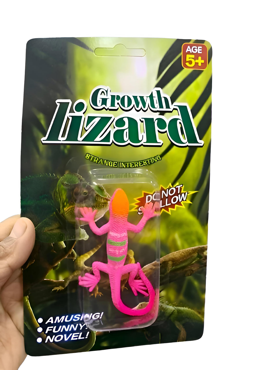 Growing Animal Creature - Expandable 3D Water-Activated Lizard That Grows Up to 12 Inches in Hours, Perfect for Easter Baskets, Party Favors, Piñata Stuffers & Classroom Prizes (Model -5)