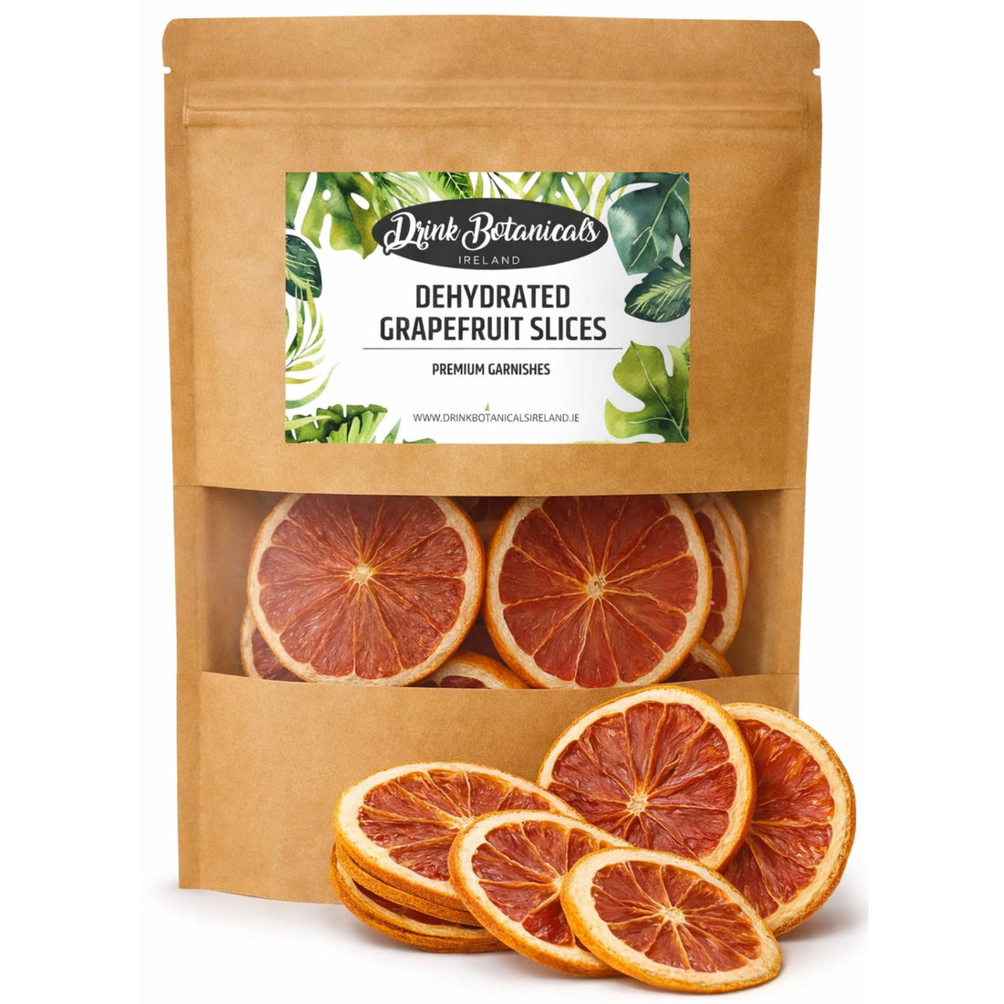 Dehydrated Dried Grapefruit Slices Wheels | 100% Natural | Approx 15 + Servings | Dried Grapefruit For Garnishing Cocktails, Cake Decoration, Baking, Fruit, Tea, Wreaths | Gluten Free (100 Grams)