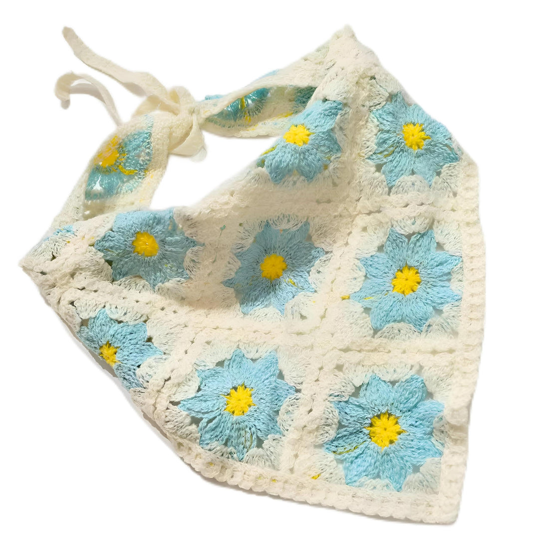 Boho Head Scarf - Cute Crochet Bandana Designed for Travelers, Dancers, and Photo Enthusiasts, Soft, Adjustable, and Perfect for Any Occasion