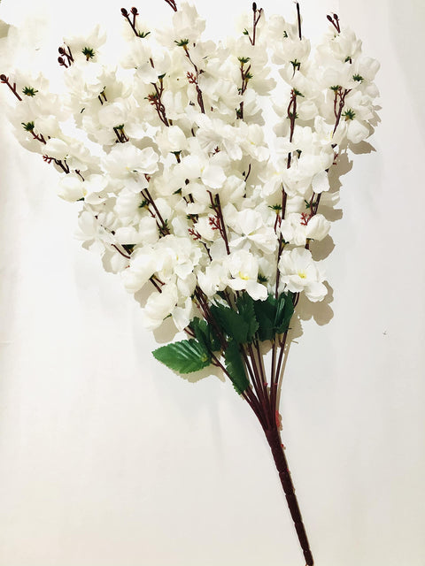 Artificial Branches Flowers for Multiple Occasions - White