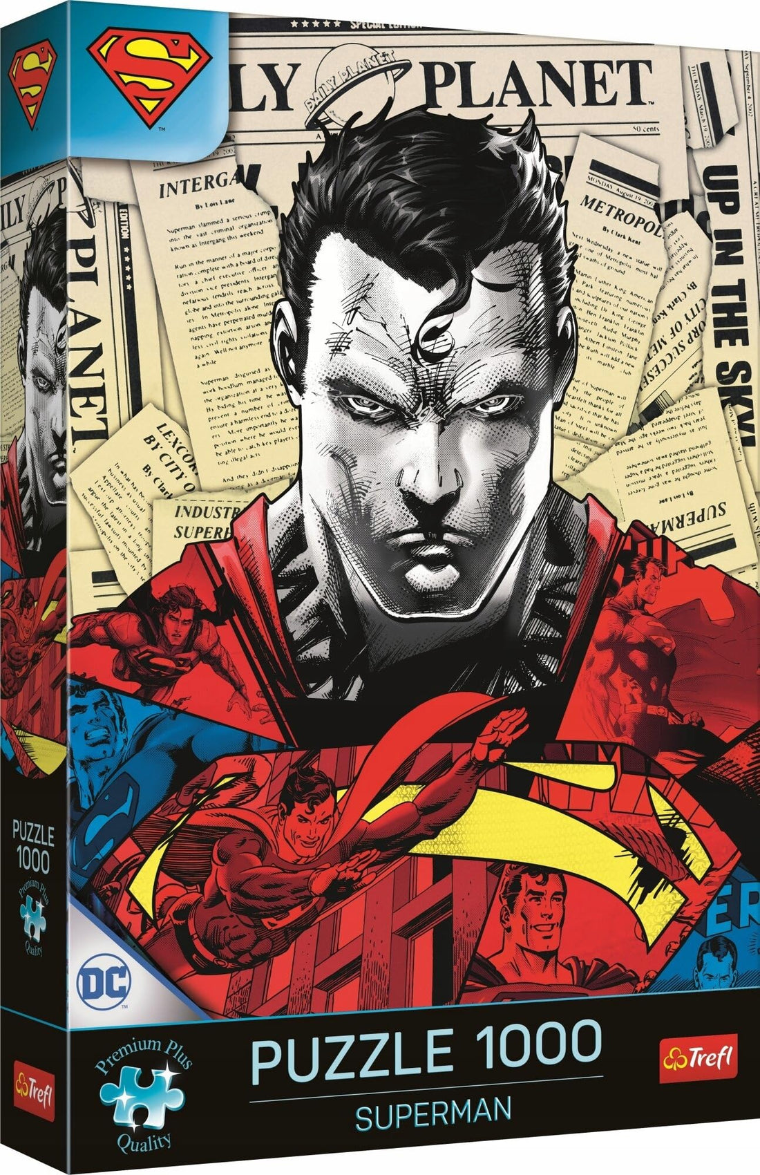 Puzzles - "1000 Premium Plus" - Superman_FSC Mix 70% / Warner Superman