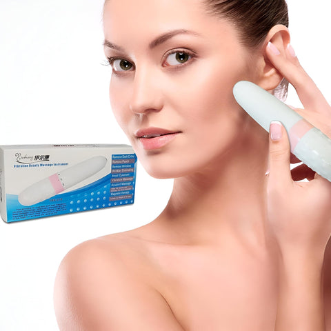 Portable Facial Therapy Device - Combats Skin Aging Signs and Puffiness with High-Resonance Vibrations and Magnetic Therapy, Compact and User-Friendly for Skin Care Routines