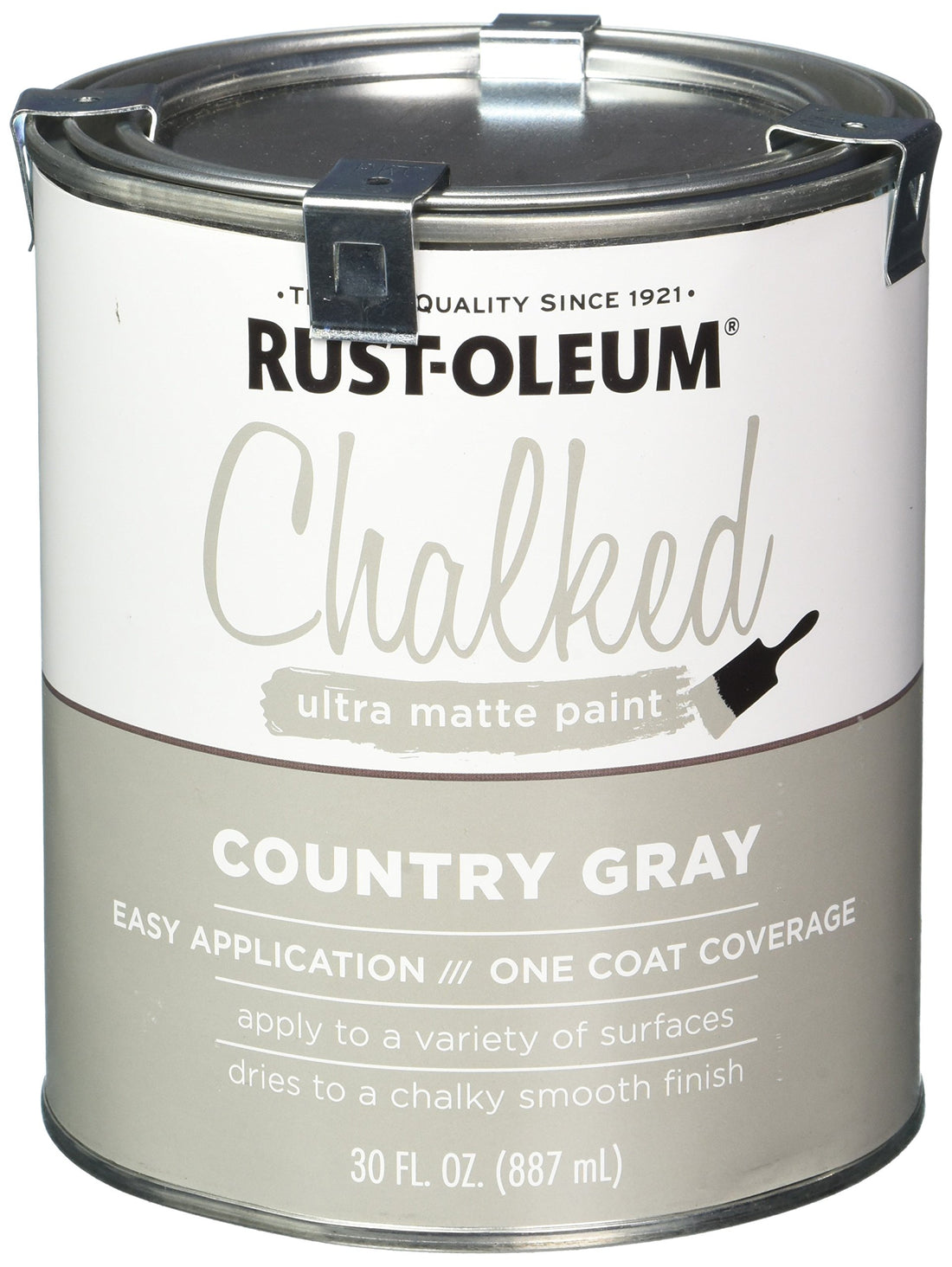 Rustoleum 285141 30 Oz Country Gray Chalked Ultra Matte Paint