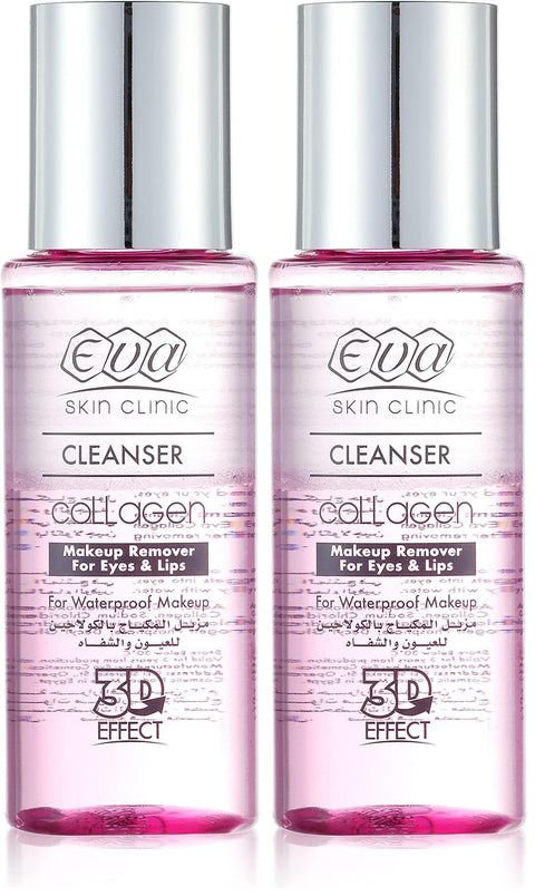 Eva makeup remover collagen for eyes and lips 150ml (Pack of 2)