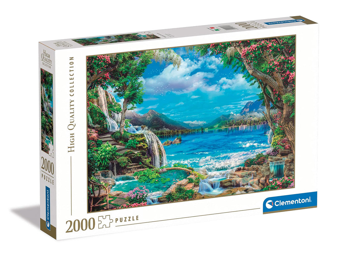 Clementoni - Paradise on Earth - 2000 Piece Puzzle - Patience and Thinking Game - Landscape Format - Net Image - 97.5 x 66.8 Cm - Ages 10+