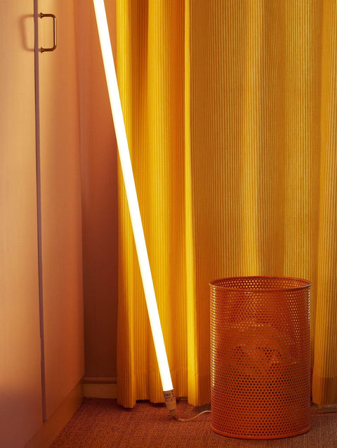 Long LED Lamp Decorative Bedroom Beautiful and Quiet Feel Comfortable for Wall and Floor 120cm Directly Operated from the Plug in Unbreakable Reinforced Plastic Comes with Plug in Electricity (Swarm)
