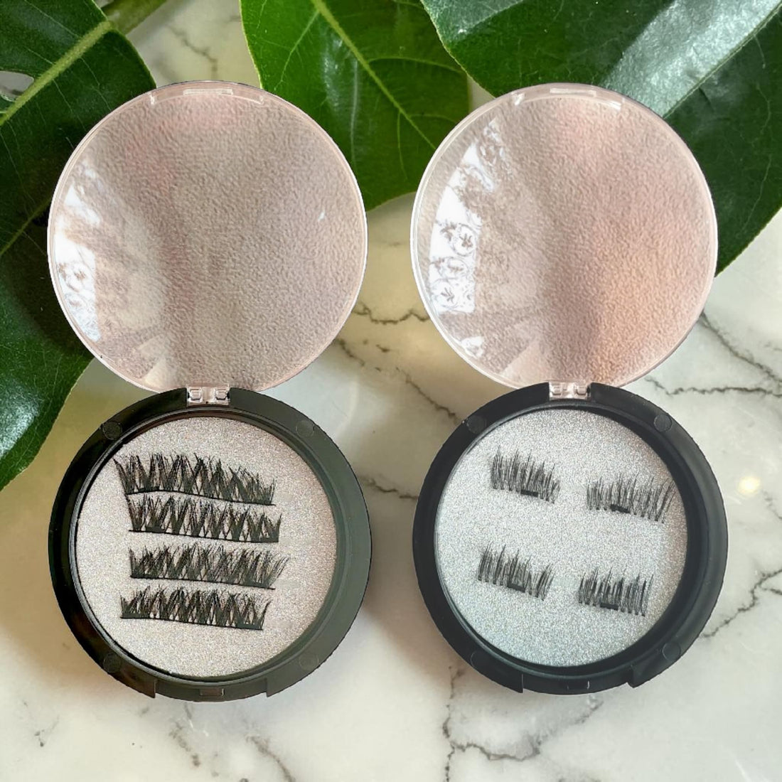 Two set of magnetic false eyelashes (full lashes set+terminal lashes set),Natural Look Magnetic Lashes, Lightweight & Comfortable Daily Wear (Two pairs (full lashes + terminal lashes))