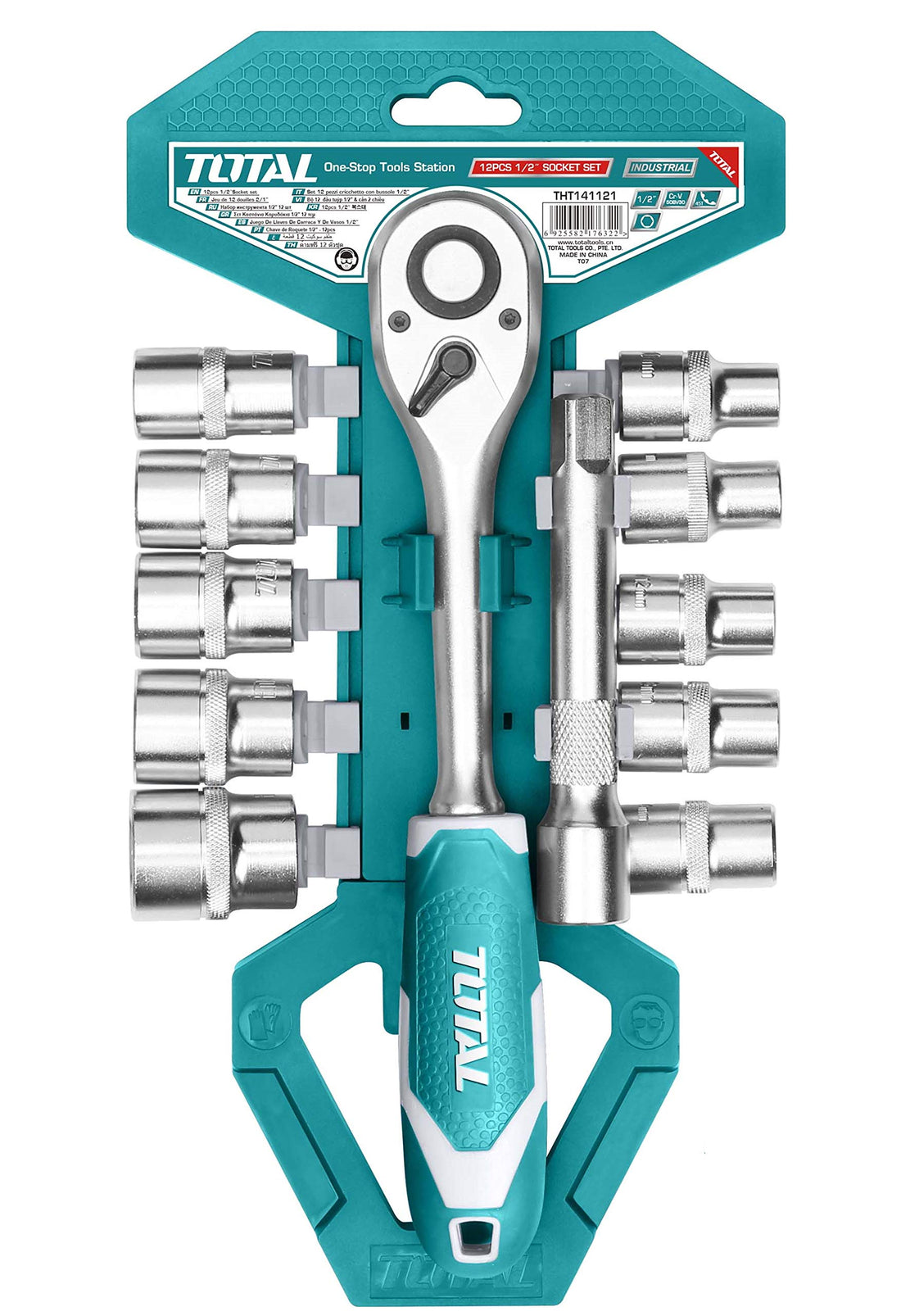 Total 12PCS 1/2 Socket Set THT141121