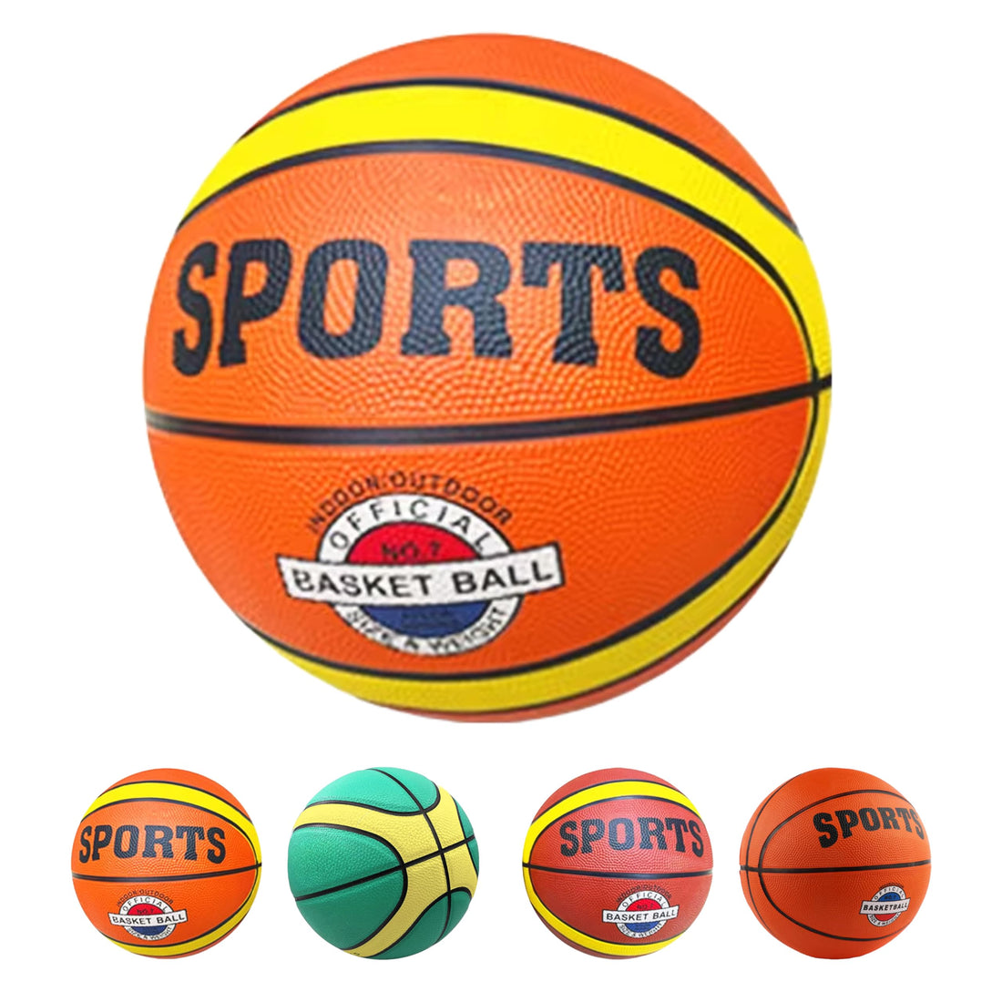 High Quality Basketball Size 5 or 7 – Indoor & Outdoor Training Ball – Durable PU Leather