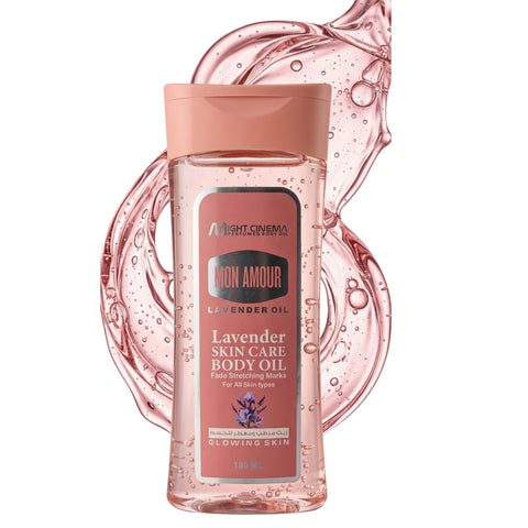 Firming & Nourishing Body Oil for Women, 180ml After Shower Skincare Oil, Non-Greasy, Lightweight, Fast-Absorbing, Improves Skin Elasticity (Lavender)