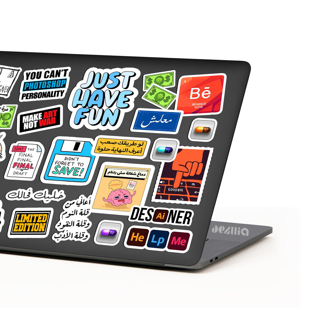Dezllia Laptop Stickers - SSL/06 - Designers Collection - For Laptop Phone Computer